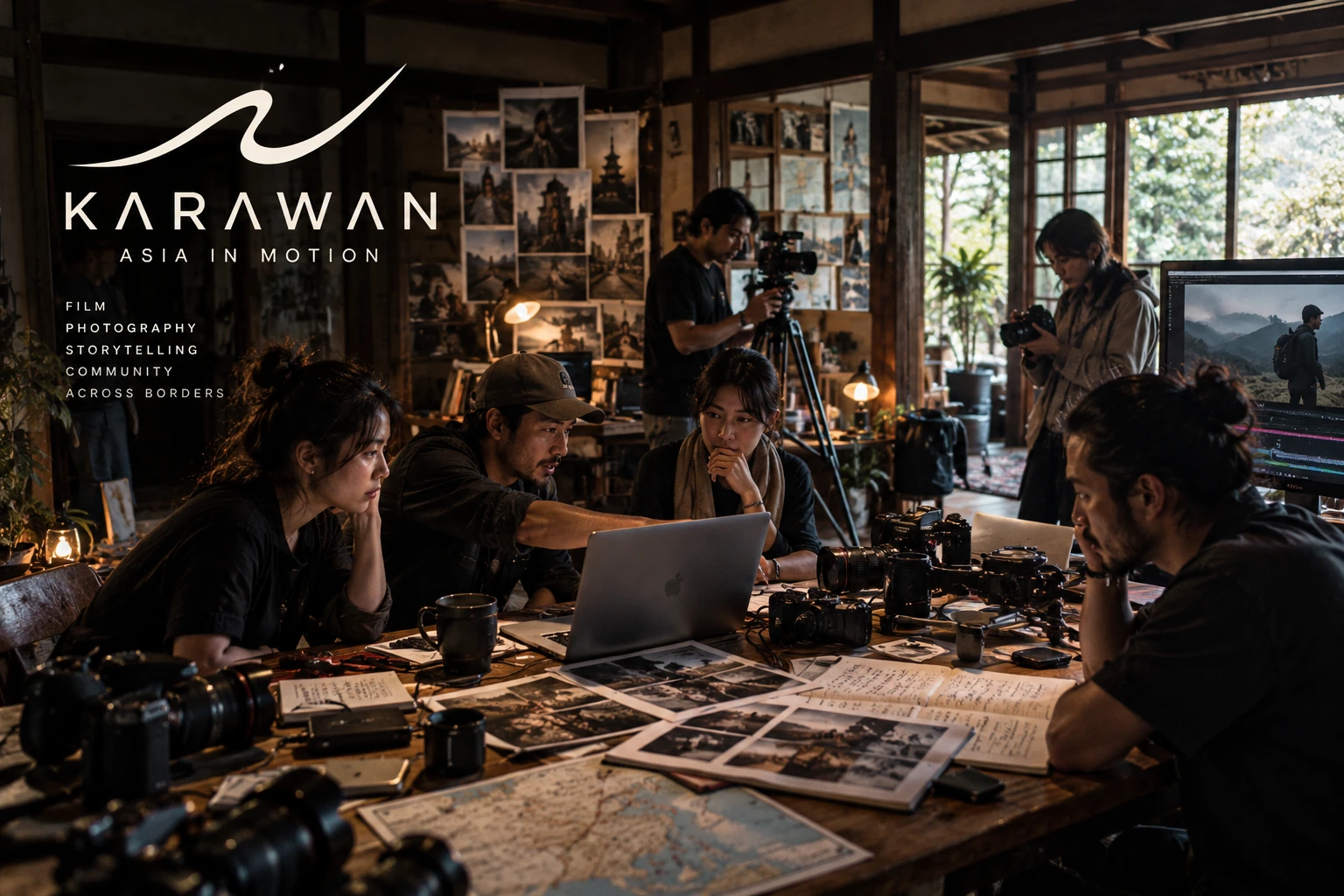KARAWAN editorial artwork